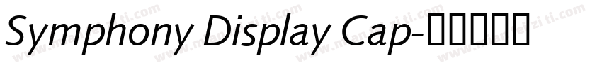 Symphony Display Cap字体转换